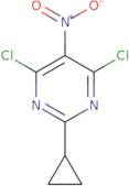 4,6-dichloro-2-cyclopropyl-5-nitropyrimidine