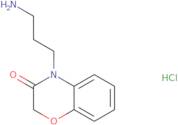 4-(3-Aminopropyl)-3,4-dihydro-2H-1,4-benzoxazin-3-one hydrochloride