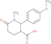2-(4-Methoxyphenyl)-1-methyl-6-oxopiperidine-3-carboxylic acid