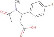 2-(4-Fluorophenyl)-1-methyl-5-oxopyrrolidine-3-carboxylic acid