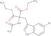 1,3-Diethyl 2-[(5-bromo-1H-indol-3-yl)methyl]-2-acetamidopropanedioate