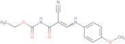Ethyl N-[2-cyano-3-(4-methoxyanilino)acryloyl]carbamate
