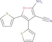 2-Amino-4,5-bis(thiophen-2-yl)furan-3-carbonitrile