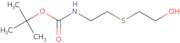 tert-Butyl 2-(2-hydroxyethylthio)ethylcarbamate