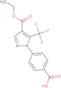 4-[4-(Ethoxycarbonyl)-5-(trifluoromethyl)-1H-pyrazol-1-yl]benzoic acid