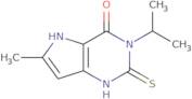 6-Methyl-3-(propan-2-yl)-2-sulfanylidene-1H,2H,3H,4H,5H-pyrrolo[3,2-d]pyrimidin-4-one