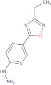 5-(3-Ethyl-1,2,4-oxadiazol-5-yl)-2-hydrazinylpyridine