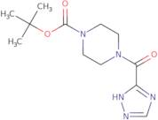 tert-Butyl 4-(1H-1,2,4-triazol-5-ylcarbonyl)piperazine-1-carboxylate