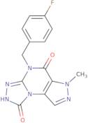 4-(4-Fluorobenzyl)-6-methyl-2,4-dihydro-1H-pyrazolo[3,4-E][1,2,4]triazolo[4,3-a]pyrimidine-1,5(6H)…