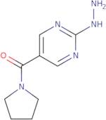 2-Hydrazino-5-(pyrrolidin-1-ylcarbonyl)pyrimidine