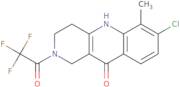 7-Chloro-6-methyl-2-(trifluoroacetyl)-1H,2H,3H,4H,5H,10H-benzo[b]1,6-naphthyridin-10-one