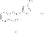 5-(Naphthalen-2-yl)-1H-pyrazol-3-amine dihydrochloride