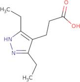 3-(3,5-Diethyl-1H-pyrazol-4-yl)propanoic acid