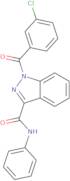 1-(3-Chlorobenzoyl)-N-phenyl-1H-indazole-3-carboxamide