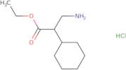 Ethyl 3-amino-2-cyclohexylpropanoate hydrochloride
