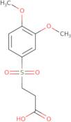 3-(3,4-Dimethoxybenzenesulfonyl)propanoic acid