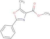 5-Methyl-2-phenyloxazole-4-carboxylic acid methyl ester