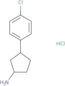 3-(4-Chlorophenyl)cyclopentan-1-amine hydrochloride