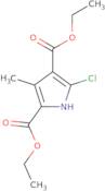 Diethyl 5-chloro-3-methyl-1H-pyrrole-2,4-dicarboxylate