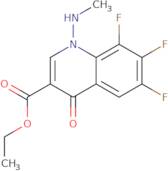 Ethyl 6,7,8-trifluoro-1-(methylamino)-4-oxo-1,4-dihydroquinoline-3-carboxylate