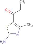 1-(2-Amino-4-methyl-1,3-thiazol-5-yl)propan-1-one