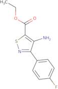 Ethyl 4-amino-3-(4-fluorophenyl)isothiazole-5-carboxylate