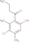 1-(3-Chloro-6-hydroxy-2,4-dimethylphenyl)butan-1-one