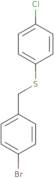 1-Bromo-4-[(4-chlorophenyl)sulfanylmethyl]benzene