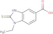 1-Ethyl-2-mercapto-1H-benzimidazole-5-carboxylic acid