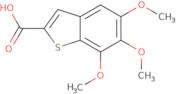 5,6,7-Trimethoxybenzo[b]thiophene-2-carboxylic acid