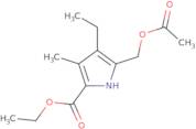 Ethyl 5-[(acetyloxy)methyl]-4-ethyl-3-methyl-1H-pyrrole-2-carboxylate