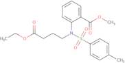 methyl 2-(N-(4-ethoxy-4-oxobutyl)-4-methylphenylsulfonamido)benzoate