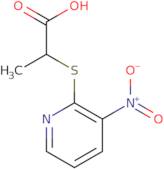 2-[(3-Nitro-2-pyridyl)thio]propanoic acid