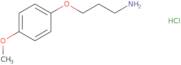 3-(4-Methoxyphenoxy)propan-1-amine hydrochloride