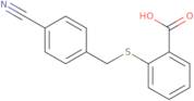 2-{[(4-Cyanophenyl)methyl]sulfanyl}benzoic acid