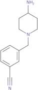 3-[(4-Aminopiperidin-1-yl)methyl]benzonitrile