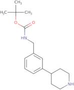 tert-Butyl 3-(piperidin-4-yl)benzylcarbamate