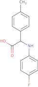 2-[(4-Fluorophenyl)amino]-2-(4-methylphenyl)acetic acid