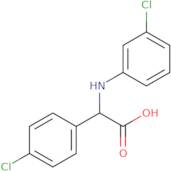 (4-Chloro-phenyl)-(3-chloro-phenylamino)-acetic acid