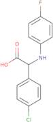 (4-Chloro-phenyl)-(4-fluoro-phenylamino)-acetic acid