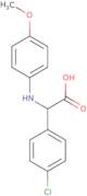 (4-Chloro-phenyl)-(4-methoxy-phenylamino)-acetic acid