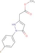 Methyl 2-[1-(4-fluorophenyl)-5-oxo-2,5-dihydro-1H-pyrazol-3-yl]acetate