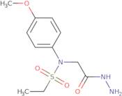 N-(2-Hydrazino-2-oxoethyl)-N-(4-methoxyphenyl)ethanesulfonamide