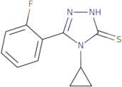 4-Cyclopropyl-5-(2-fluorophenyl)-4H-1,2,4-triazole-3-thiol