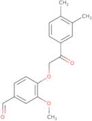 4-[2-(3,4-Dimethylphenyl)-2-oxoethoxy]-3-methoxybenzaldehyde