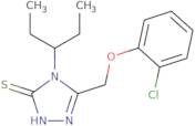 5-(2-Chlorophenoxymethyl)-4-(pentan-3-yl)-4H-1,2,4-triazole-3-thiol
