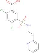 2,4-Dichloro-5-{[(2-pyridin-2-ylethyl)amino]sulfonyl}benzoic acid