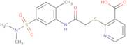 2-[({[5-(Dimethylsulfamoyl)-2-methylphenyl]carbamoyl}methyl)sulfanyl]pyridine-3-carboxylic acid