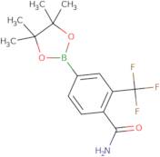 4-(4,4,5,5-Tetramethyl-1,3,2-dioxaborolan-2-yl)-2-(trifluoromethyl)benzamide