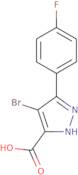 4-Bromo-3-(4-fluorophenyl)-1(H)-pyrazole-5-carboxylic acid